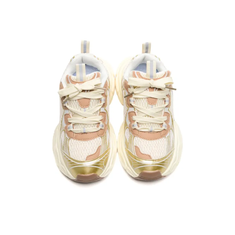 Circle Small Cushioning Anti-Slip Wear-Resistant Breathability Low-Top Chunky Sneakers Unisex Box Included-11