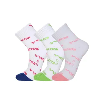 VICTOR Ankle Socks Women's 3 Pack Mixed Color