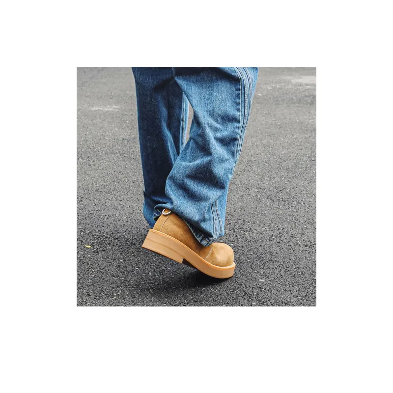 ZUWUDONG Casual Shoes Men's Tan-9