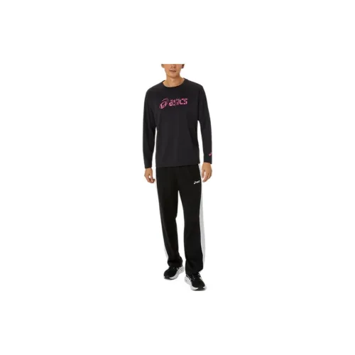 Asics T-Shirts Men Performance Black/Rose Pink