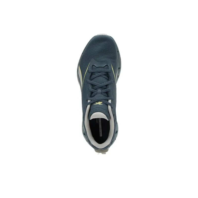 Reebok Zig Dynamica 4 Anti-Slip Wear-Resistant Low-Top Casual Running Shoes Unisex Dark Blue Green-4