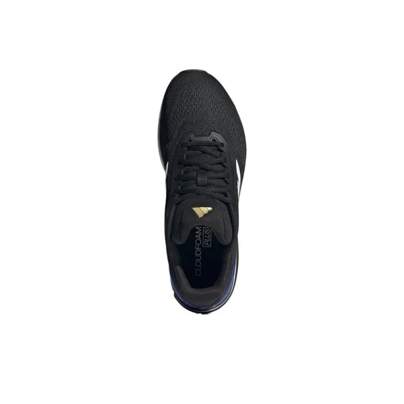 Adidas Cloudfoam Anti Slip Wear Resistant Low Top Casual Shoes Men's Black-4