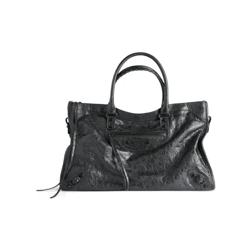 Balenciaga Storico Fine Grained Sheepskin Shoulder Bag, Crossbody Bag, Handbag Large Size Women's Black