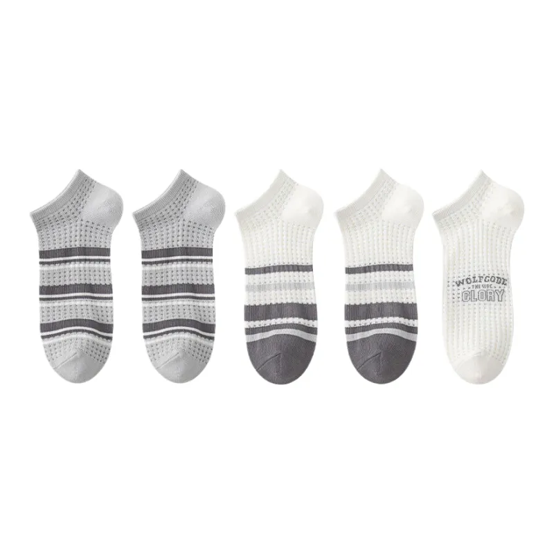 Lan Miao Ankle Socks Men's 5 Pack-4