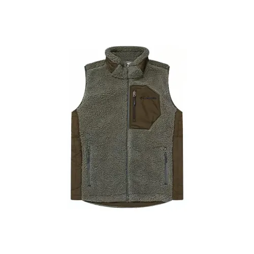 Columbia Vests Men Army Green