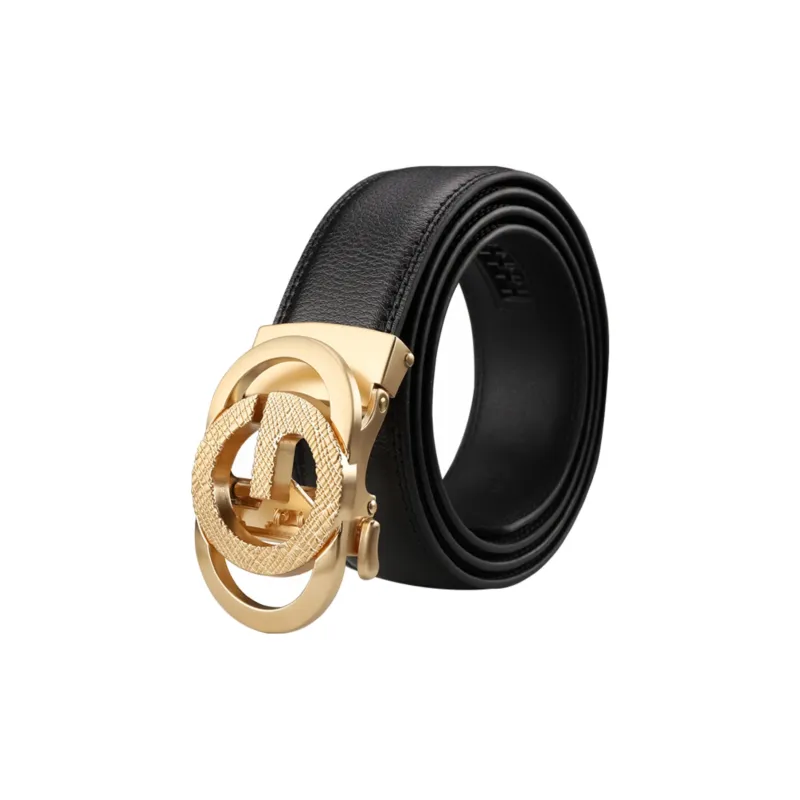 15 MINS Cow Split Leather Belts Men's Multiple Colors Width 3.5cm-11