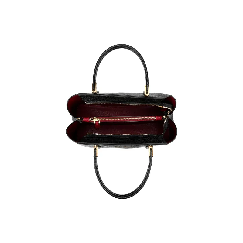 PIERRE CARDIN Top Grain Cow Leather Handbag Regular Women's Multicolor-4