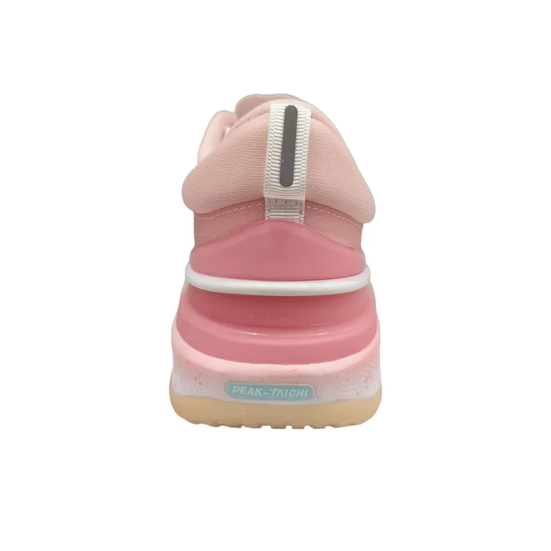 PEAK Classic Heritage Cushioning, Slip Resistant, And Abrasion Resistant Low Top Casual Running Shoes Women's Pink-3