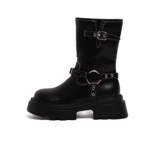 SHUXI Ankle Boots Women's