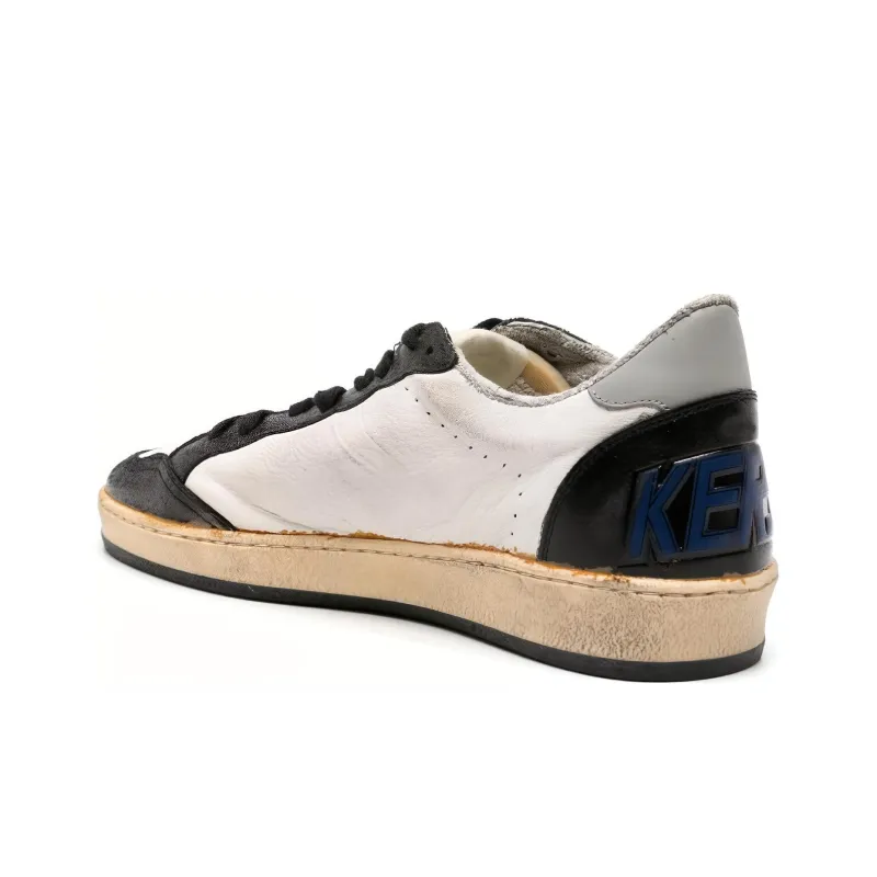 Golden Goose Ball Star Black White Royal-4