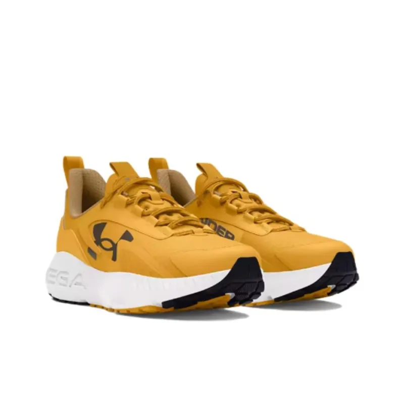Under Armour HOVR Mega 2 Anti Slip Wear Resistant Low Top Casual Shoes Unisex Yellow-2