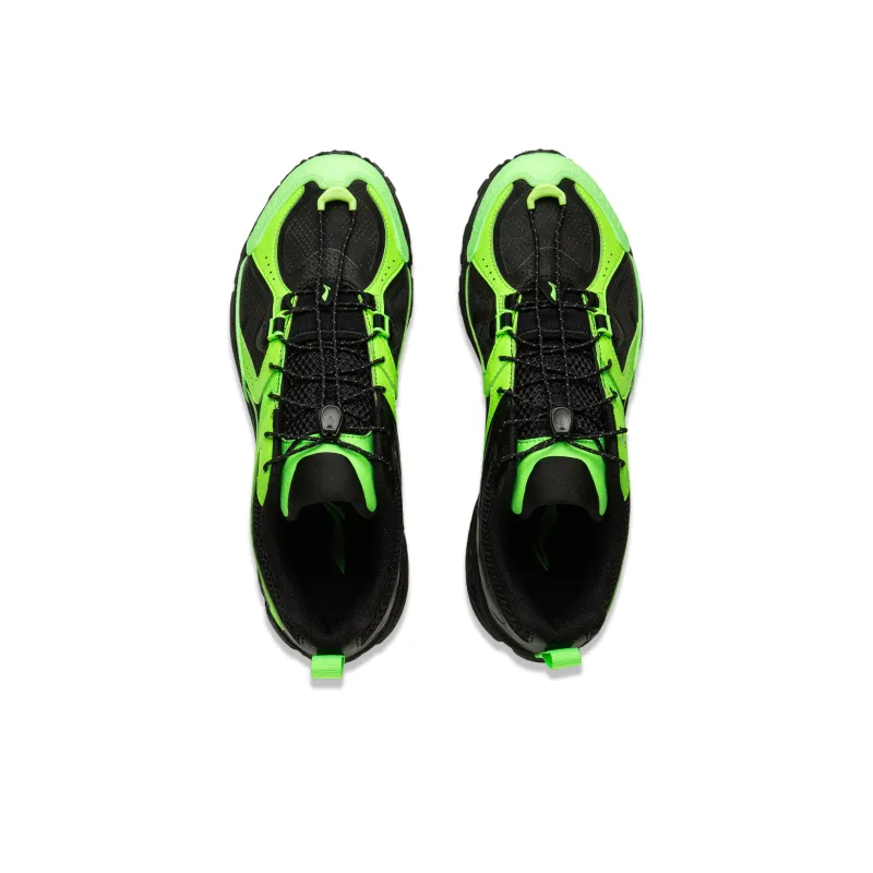 LiNing Support 2.0 Trail V2 Support Wear Resistant Slip Resistant Low Top Running Shoes Men's Black Green-3