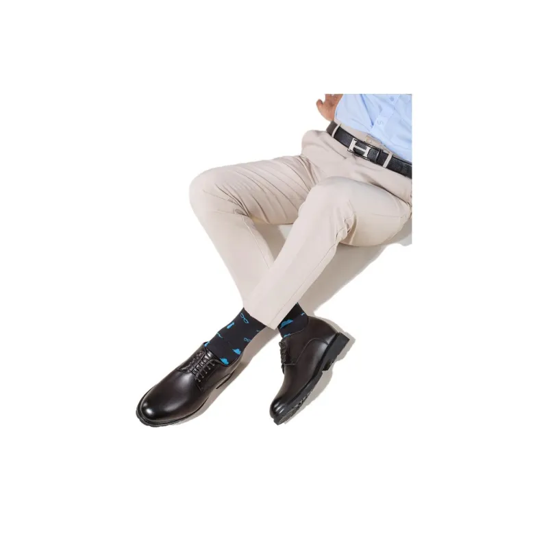 He Jinchang Dress Shoes Men's Dark Brown-10