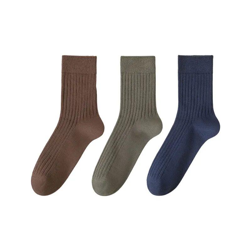MIIOW Mid Calf Socks Men's 3 Pack-11