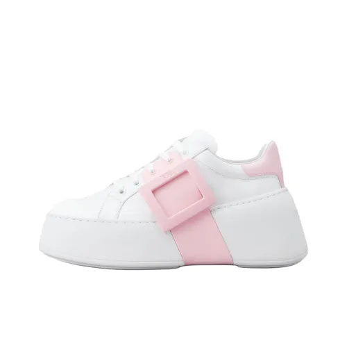 buy Vivier Viv' Skate Low-Top Casual Shoes Women's White Pink
