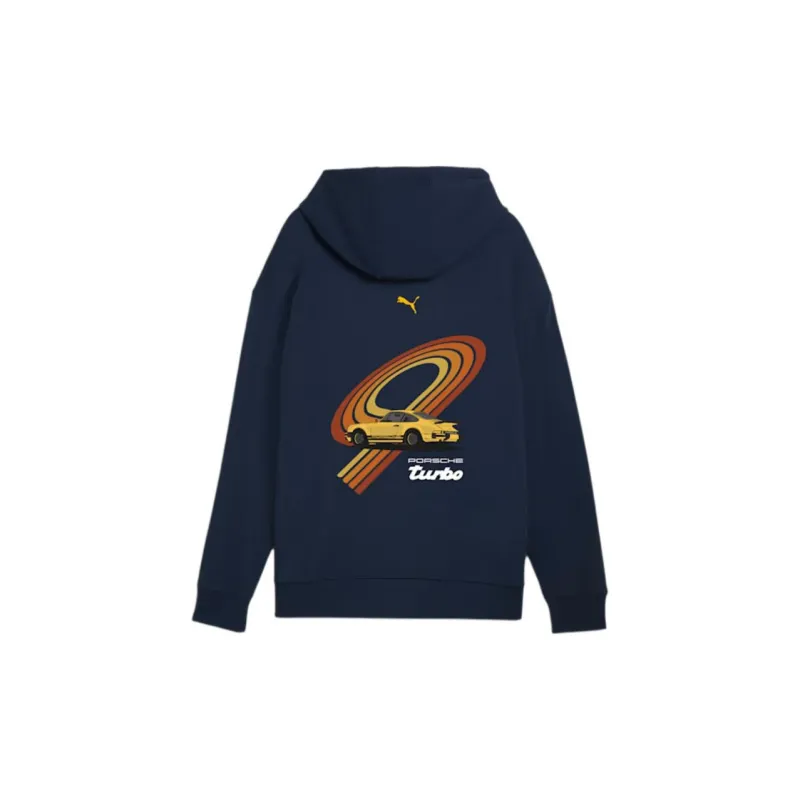 PUMA Porsche Legacy 911 Graphichoodie Sweatshirt Men's Marine Blue-1