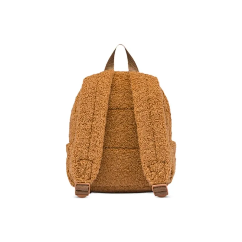 MOSCHINO Kids Teddy Bear Fleece texture Backpack-1
