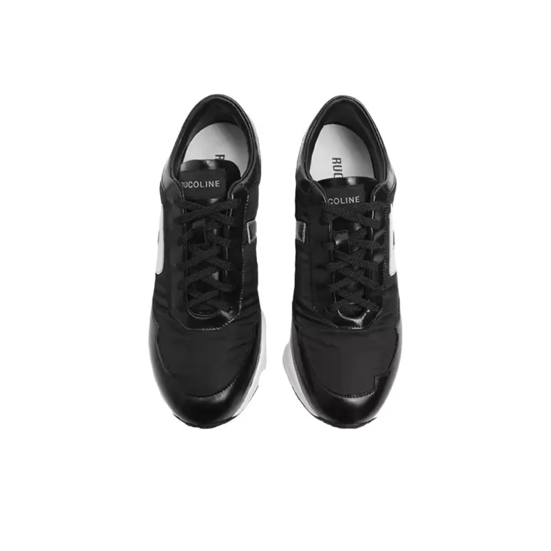 RUCOLINE R-Evolve Low-Top Casual Shoes Men's Black Silver-3