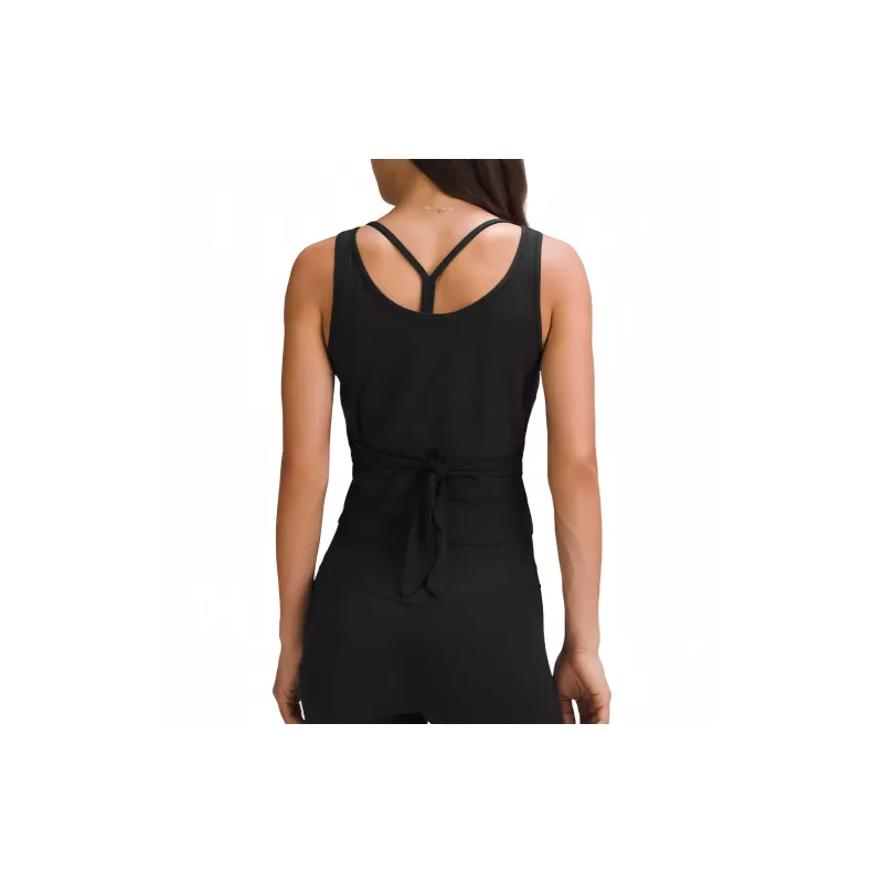 Lululemon It's A Tie Tank Top Workout Clothing Women's Black-1