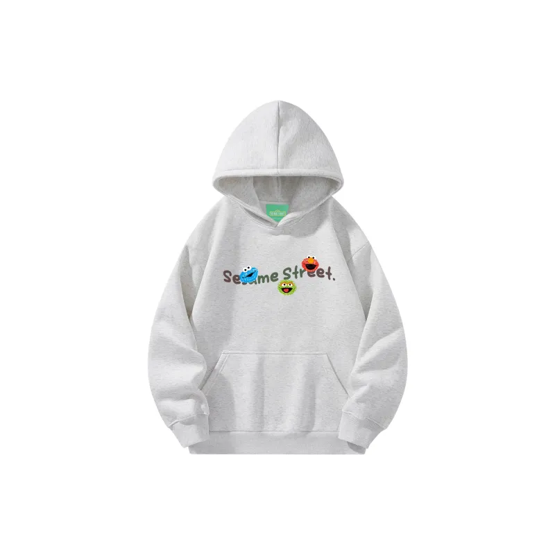 SESAME STREET Sweatshirt Thickened And Fleece Lined Unisex-10