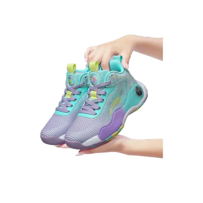 BTE Cushioned Wear-Resistant Breathable Slip-Resistant High-Top Basketball Shoes Unisex-3