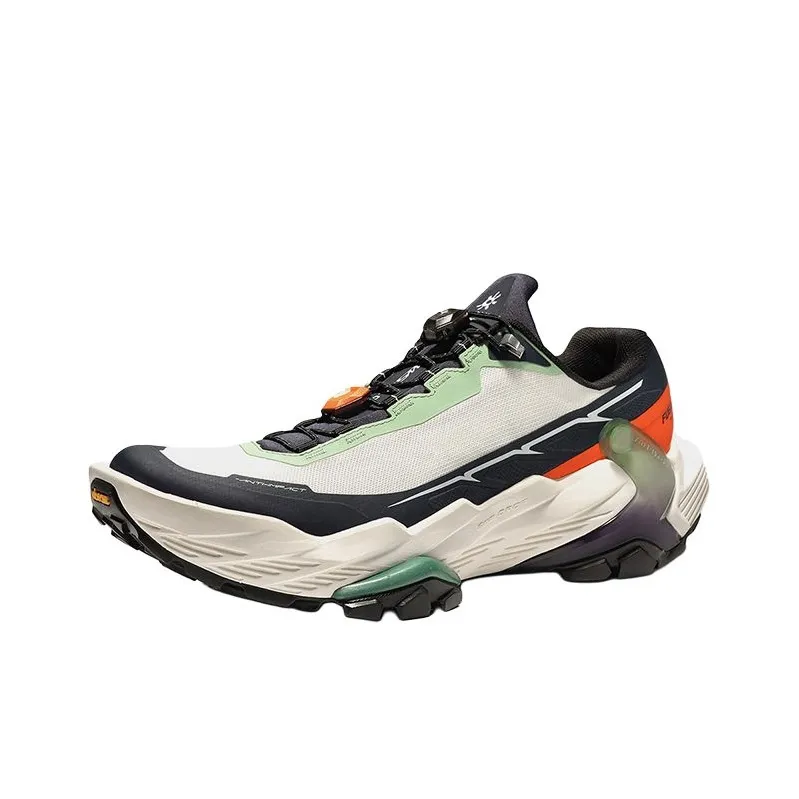 KAILAS FUGA DU Series Running Shoes Men Low Top Dark Violet Ink Black/Unbleached Original Color Midnight Blue FUGA Orange/Midnight Blue Palm Tree Leaf Unbleached Original Color-6