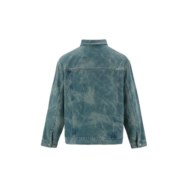 URBAN REVIVO Denim Jackets Men Light Blue-1