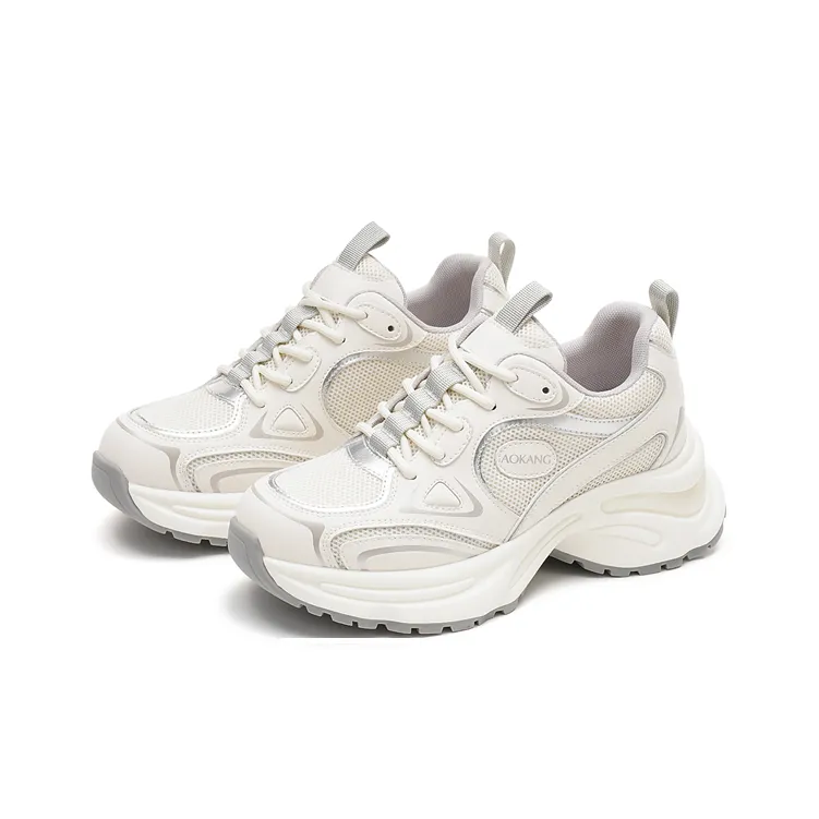 AOKANG Slip Resistant Low Top Chunky Sneakers Women's-8