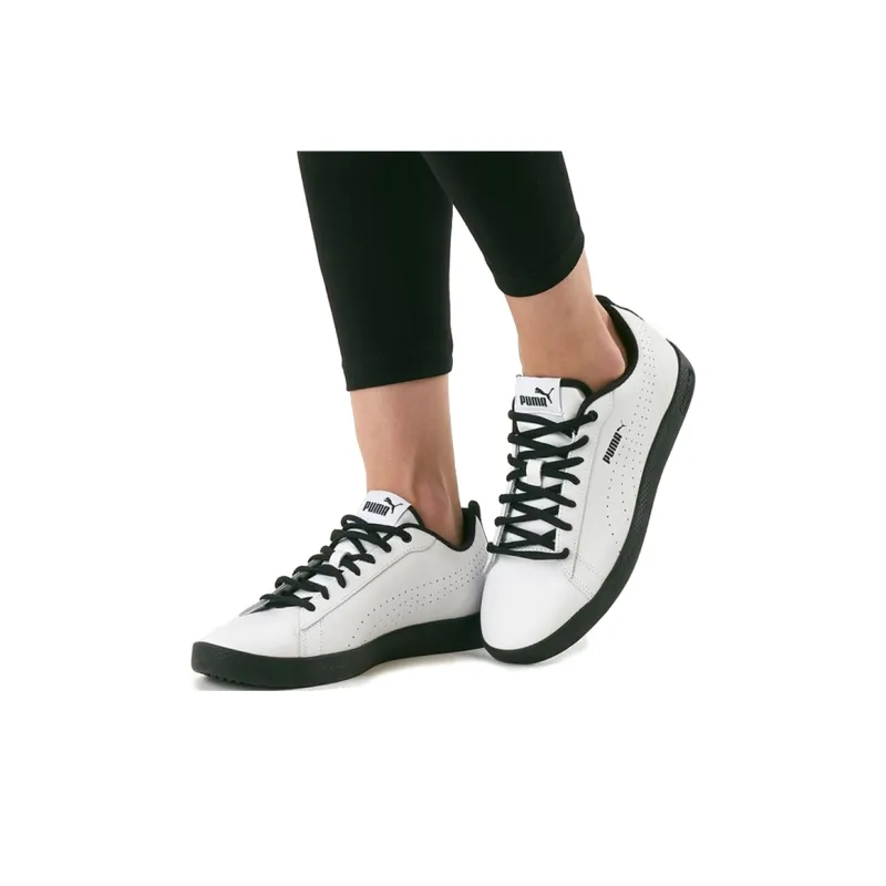 PUMA Smash Perf 'White Black' Women's-5
