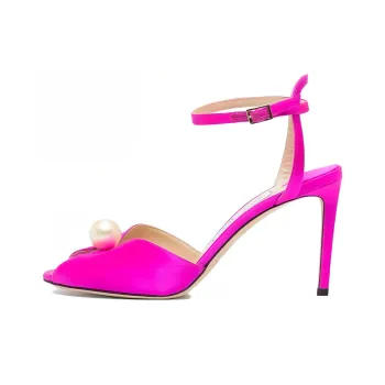 Jimmy Choo Sacora Strap Sandals Women's Fuchsia