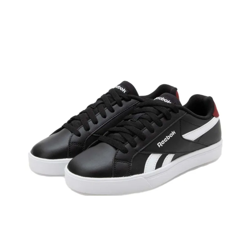 Reebok Royal Complete Anti Slip Wear Resistant Low Top Skateboard Shoes Unisex Black-3