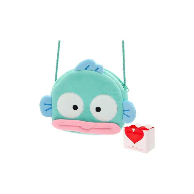 Sanrio Plush/Velvet/Fabric Shoulder Bag Crossbody Bag Regular Women's Green-4