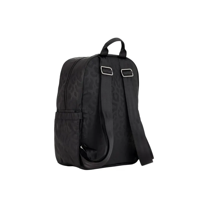 JU JU BE TEFLON Three Proofings Fabric Backpack Medium Size Unisex Green/Black-5