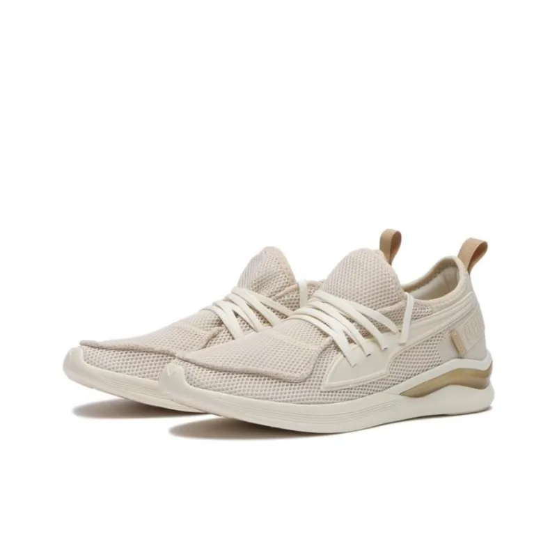 PUMA Lqd Flash Wear-Resistant Low-Top Casual Shoes Unisex Ecru-2