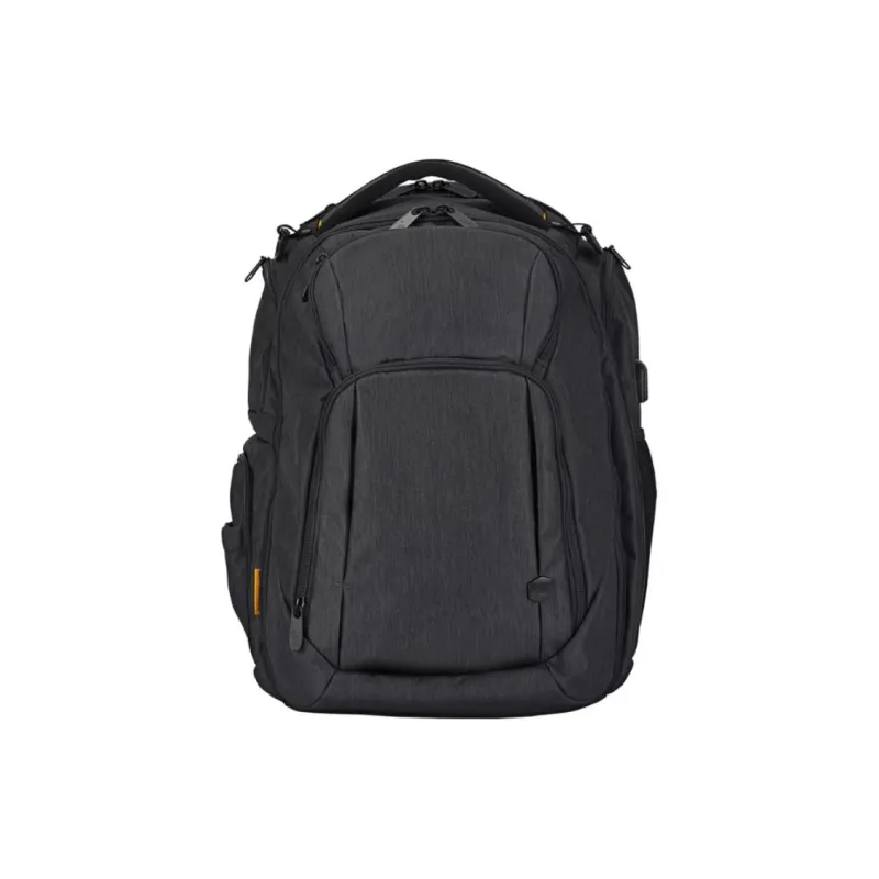 CAT Polyester Backpack Tubas Men's Black Gray-0