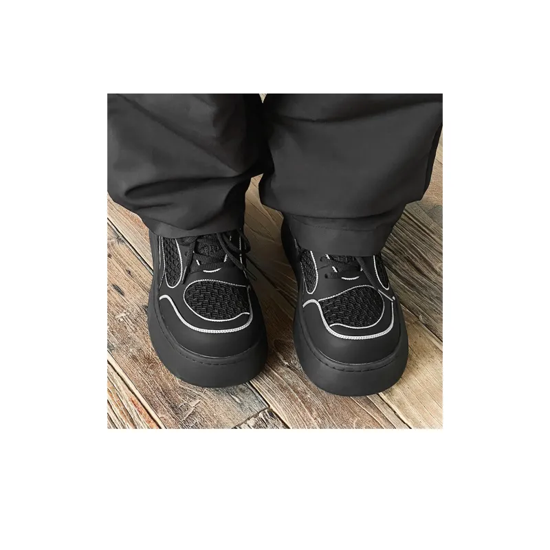 Beidouniao Casual Shoes Men's Black-4