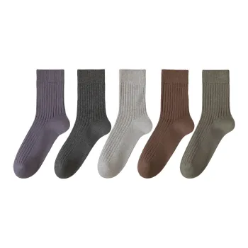 MIIOW Mid-Calf Socks Men's 5 Pack