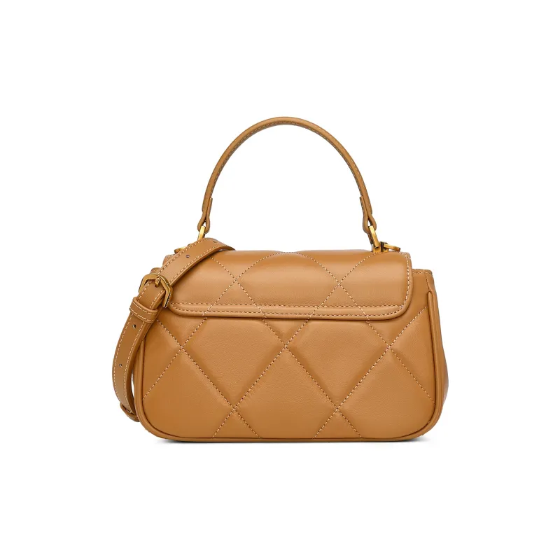 PIERRE CARDIN Top Grain Cow Leather Handbag Crossbody Bag Regular Women's Black/Yellow Brown/Beige-9