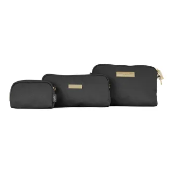 JU JU BE TEFLON Three Proofings Fabric Handbag Small Size Unisex Black/Green