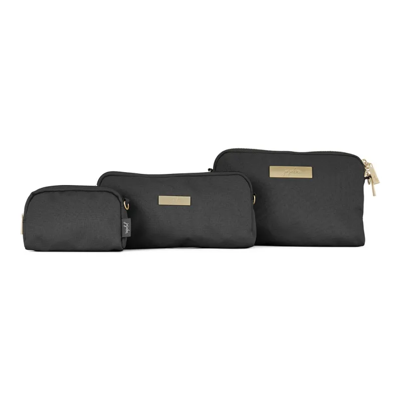 JU JU BE TEFLON Three Proofings Fabric Handbag Small Size Unisex Black/Green-0