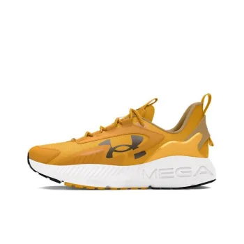 Under Armour HOVR Mega 2 Anti Slip Wear Resistant Low Top Casual Shoes Unisex Yellow