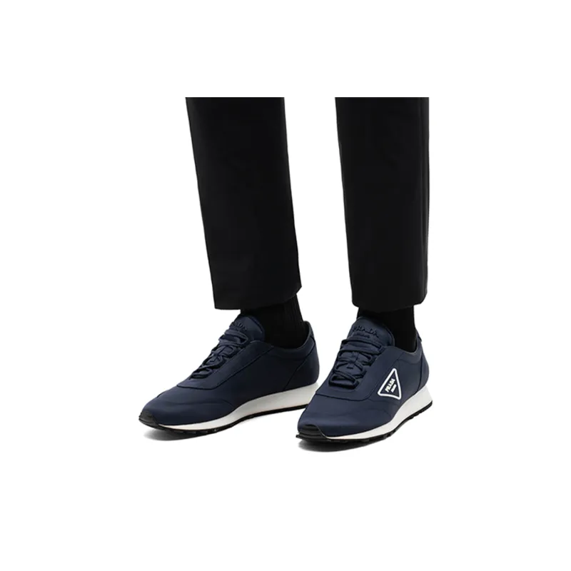PRADA Low Top Casual Shoes Men's Blue-5