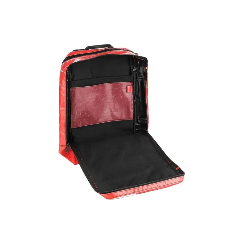 FREITAG Polyester Backpack Unisex Red & White-4