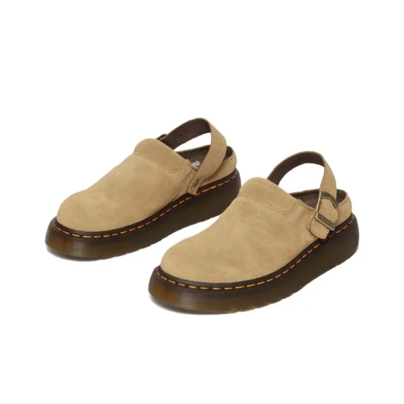 Dr. Martens Laketen Suede Flatform Mules Women's-2