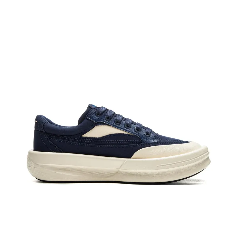 LiNing Anti Slip Wear Resistant Low Top Casual Shoes Unisex Dark Blue-1