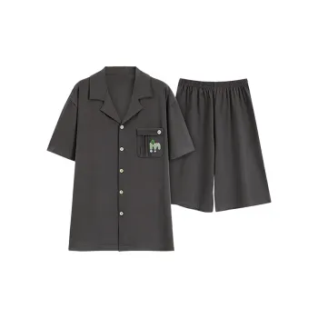 Urban Beauty Pajama Set Men's Dark Gray