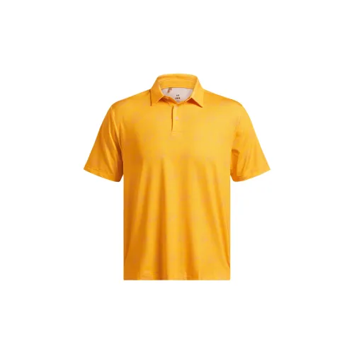 Under Armour Gameday Polo Shirts Men Yellow