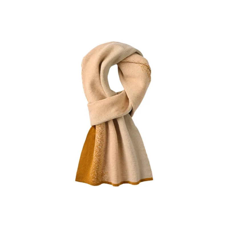 CARTELO Wool Knit Scarves Unisex-3