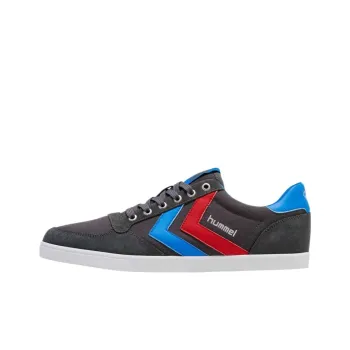 Hummel Non slip Lightweight Low Top Canvas Shoes Unisex Gray