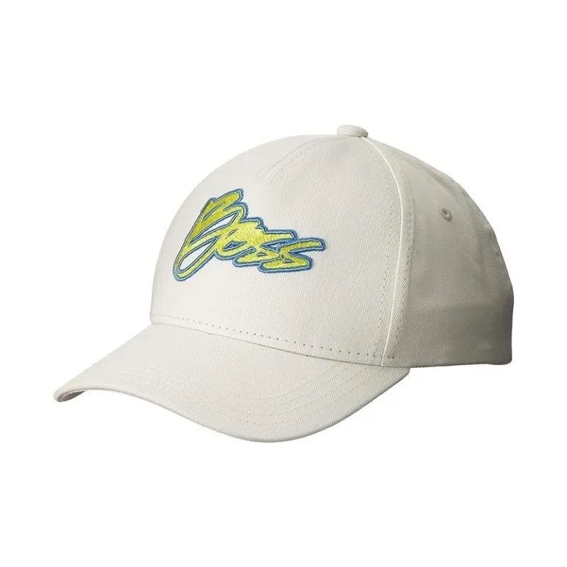 HUGO BOSS Cotton Baseball Caps Women's White-0